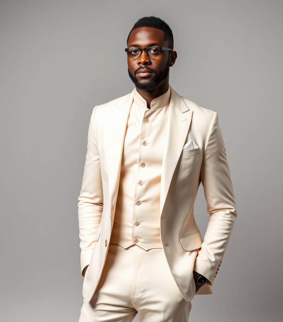 Tailored Kaftan Suit